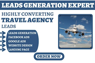 generate travel agency leads travel tourism leads vacation booking website leads