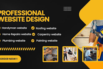 design handyman website construction handyman website