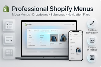 fix website navigation mega menu dropdown menu footer menu