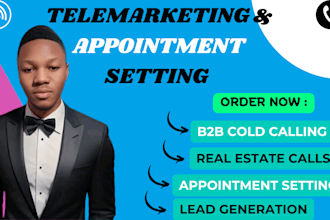 do b2b cold calling, telemarketing and leads generation, appointment setting