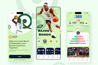 develop sportsbet app, livescore app, sport website, cricket fantasy website,