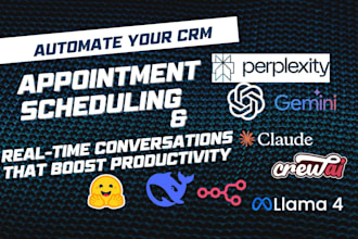 build low code CRM with lead generation ai calling assistant appointment booking