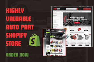 design auto parts shopify store auto part website auto part shopify store