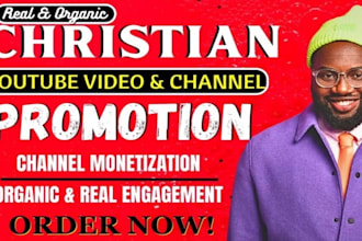 promote your christian youtube videos to over 400k audience