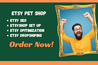 setup etsy pet shop, etsy pet supplies shop, etsy pet dropshipping shop