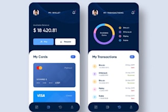 develop crypto wallet app, blockchain app, exchange app, wallet app