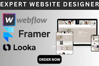 design looka website redesign webflow framer looka website openphone