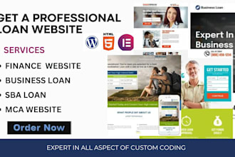 build a business loan website sba  mca loan website