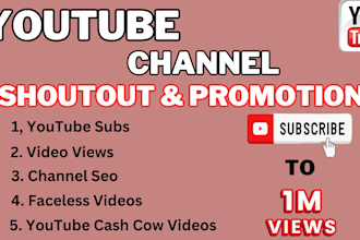 do viral youtube promotion shoutout channel views and subs