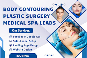 generate body contouring leads plastic surgery medical spa gohighlevel website