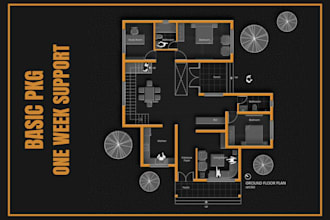redraw floor plan for real estate agent