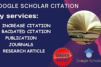 backdate citation, increase google scholar citation, publish articles in journal