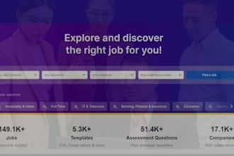 design recruitment website, agency website, staffing website, job board website