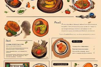 design modern menu restaurant menu digital menu