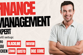 setup scoro jirav quicken zoho invoice gusto oracle  blackline navan bqe core