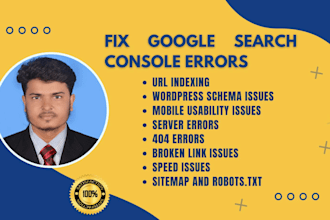 fix indexing google search console errors technical site audit