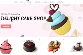 design ice cream website cake website cookies website ice cream shopify store