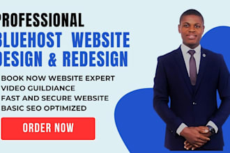 design a bluehost website, bluehost website builder