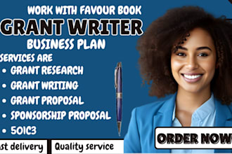 do grant writing editing grant application sponsorship proposal