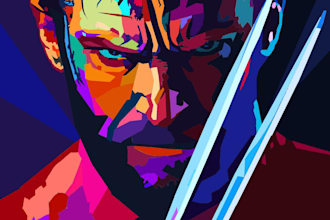 create a stunning wpap pop art portrait from your photo