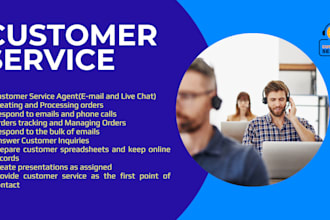 be your customer support and customer service representative