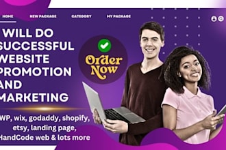 do expert promotion for your website link app product book ecommerce store