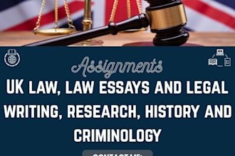 write UK law essays and assignments for you