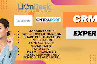 do liondesk ngage salesmate ontraport upnify customerly breakcold efficy billage
