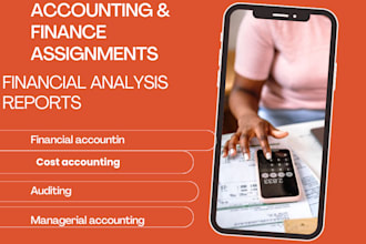 do accounting and finance assignments financial analysis reports