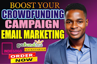 generate active backers and donors list for kickstarter gofundme crowdfunding