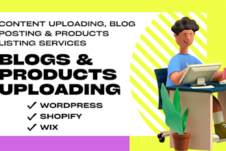 upload product, add product to woocommerce, shopify, wordpress, wix or blog post