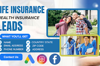 be your facebook ads expert for life insurance, health insurance lead generation