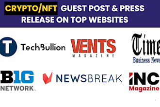 do crypto promotion guest post, nft, crypto press release on top media