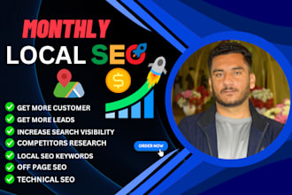 boost and skyrocket your monthly local seo and google maps