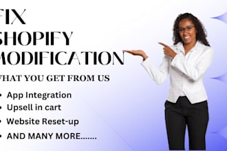 help you with well setup store, shopify modification
