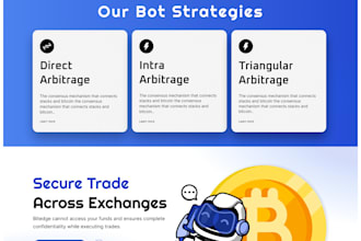 build a profitable crypto trading bot for arbitrage and automated trading