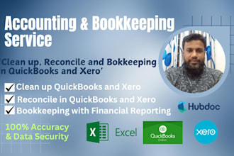 clean up and reconcile in quickbooks online and xero