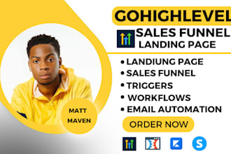 be your gohighlevel landing page gohighlevel funnel gohighlevel expert ghl