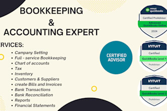 do bookkeeping on quickbooks, zoho books, xero, wave