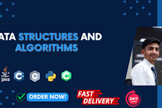 data structure and algorithm in java, c sharp, cpp, and python with optimization