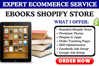 digital product online courses ebook membership shopify store design