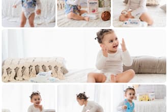 lifestyle and ugc product photography with model babies kids toddlers and mom
