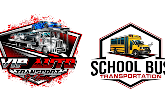 make a high quality transport logo for you with new concept