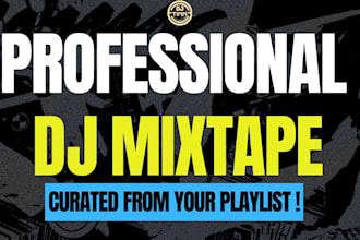create custom dj mix from your own playlist