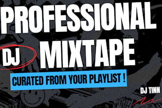 create custom dj mix from your own playlist