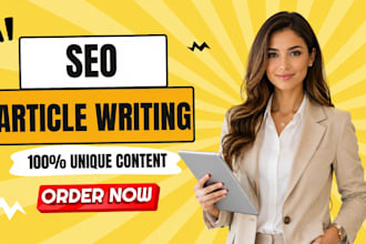do SEO article writing content writing and blog writing