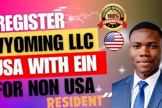 register US llc in wyoming and get ein number for non us resident llc formation