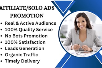 blast viral affiliate link promotion, USA solo ads campaign, MLM promotion
