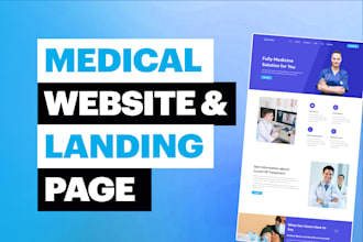design medical, health products and telemedicine websites