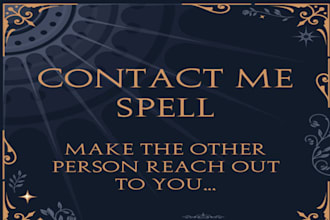cast powerful contact me spell, fast love spell, obsession love spell